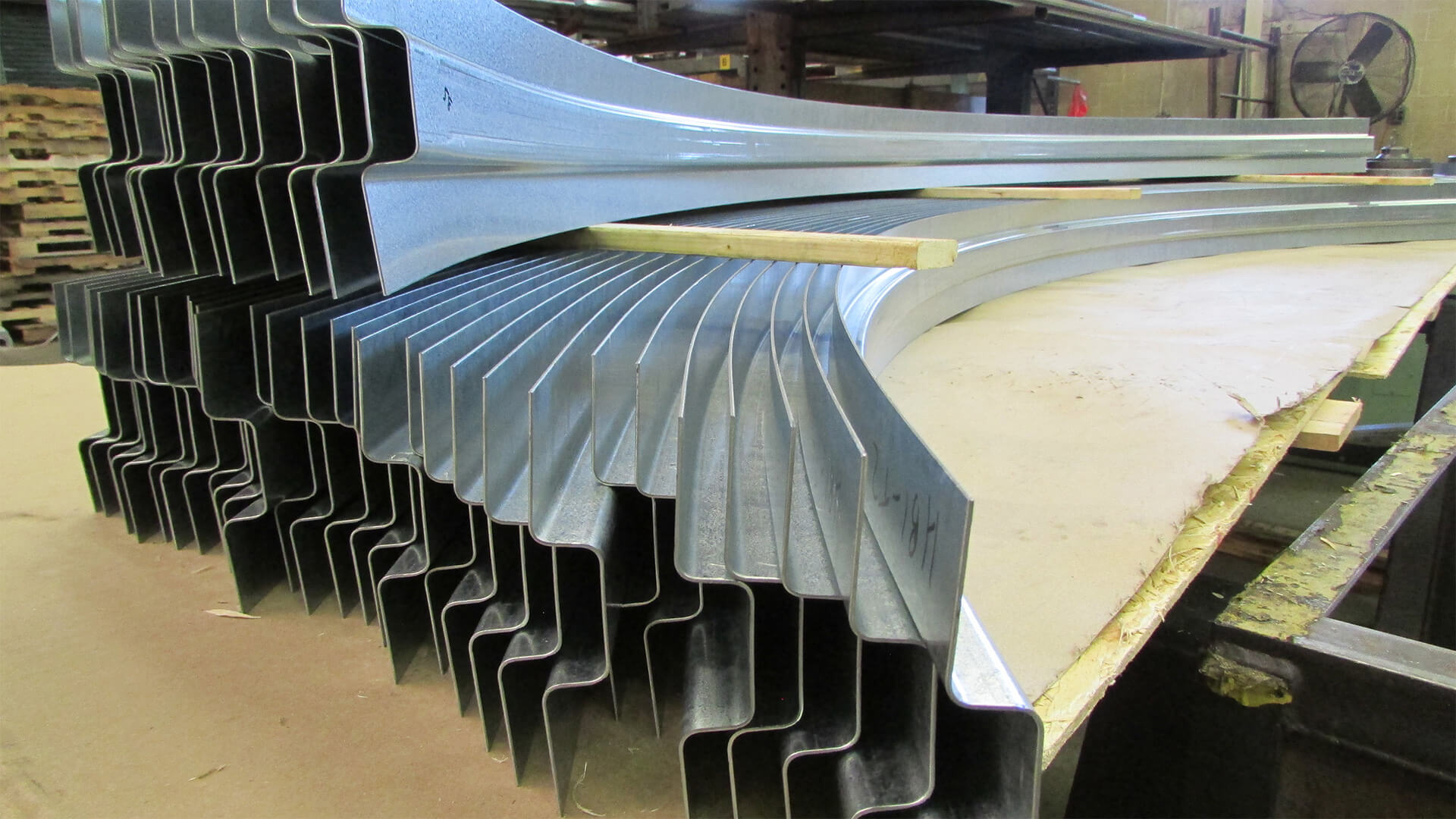 architectural fabrication sheared formed rolled