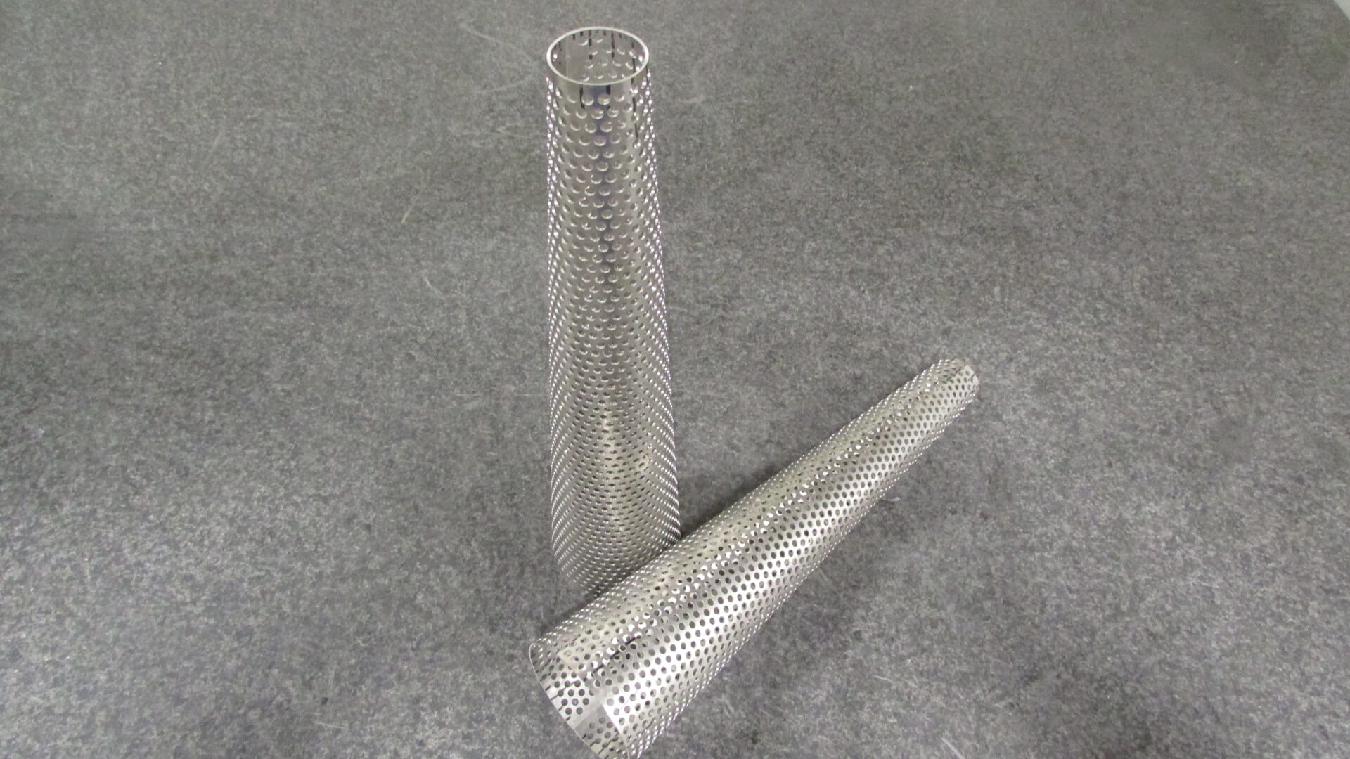 perforated-aluminum-cone-fabrication