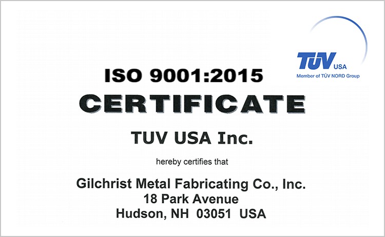 Member of TUV NORD Group USA